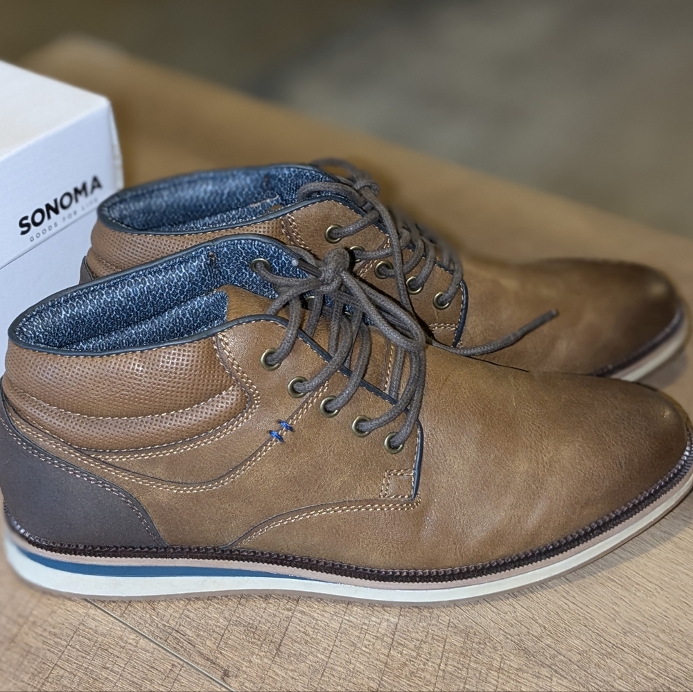 Sonoma Goods For Life® Freer Mid Men's Chukka Boots. Only Worn Once.